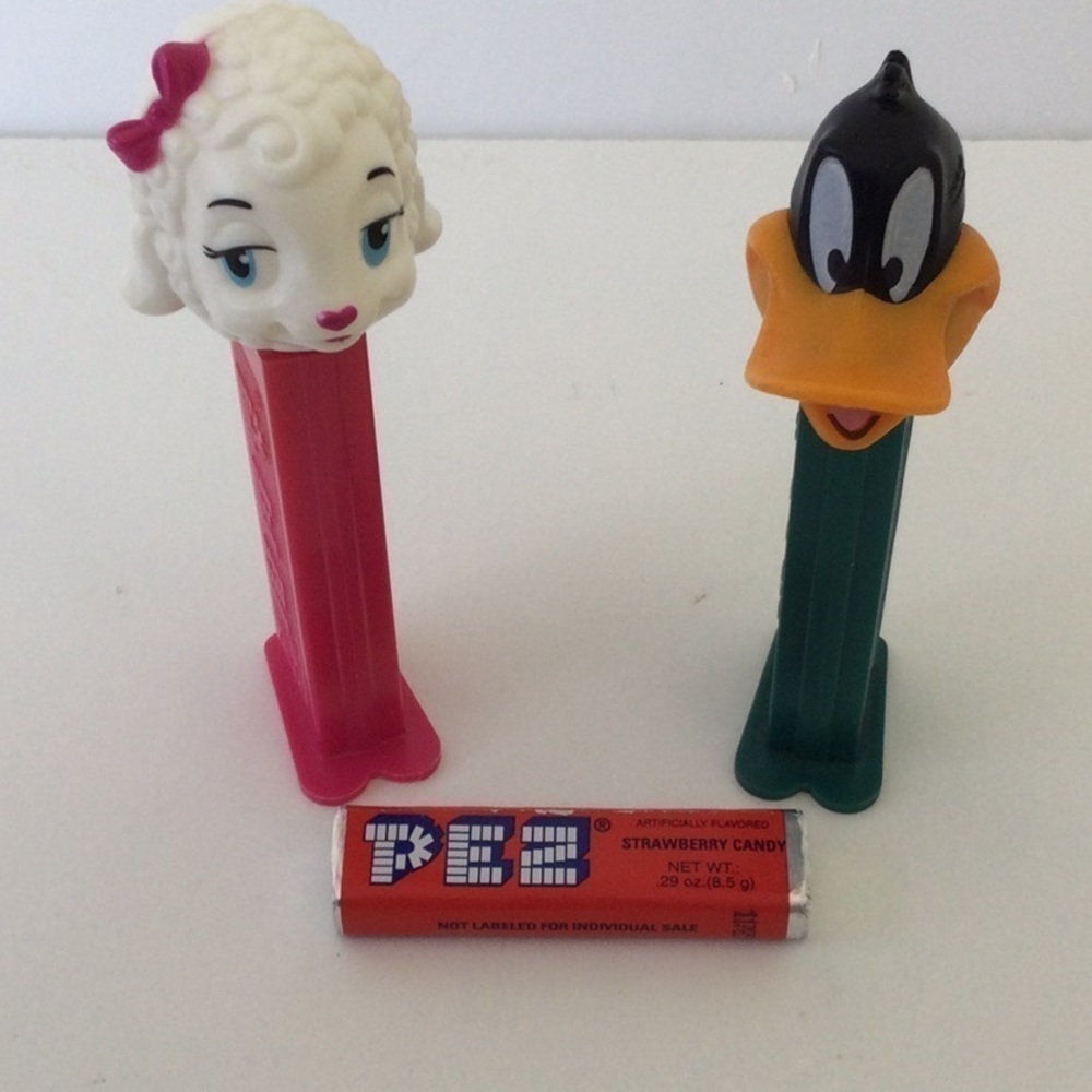 Plz Original Dispenser both for $20. Daffy Duck and White Lamb.